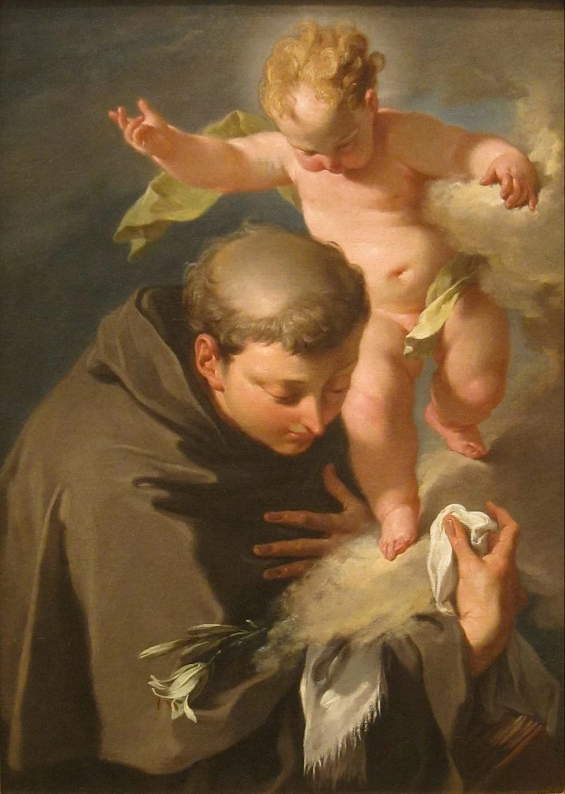 2-Visione di sant'Antonio da Padova, 1730 circa, San Diego Museum of Art, California, Stati Uniti
